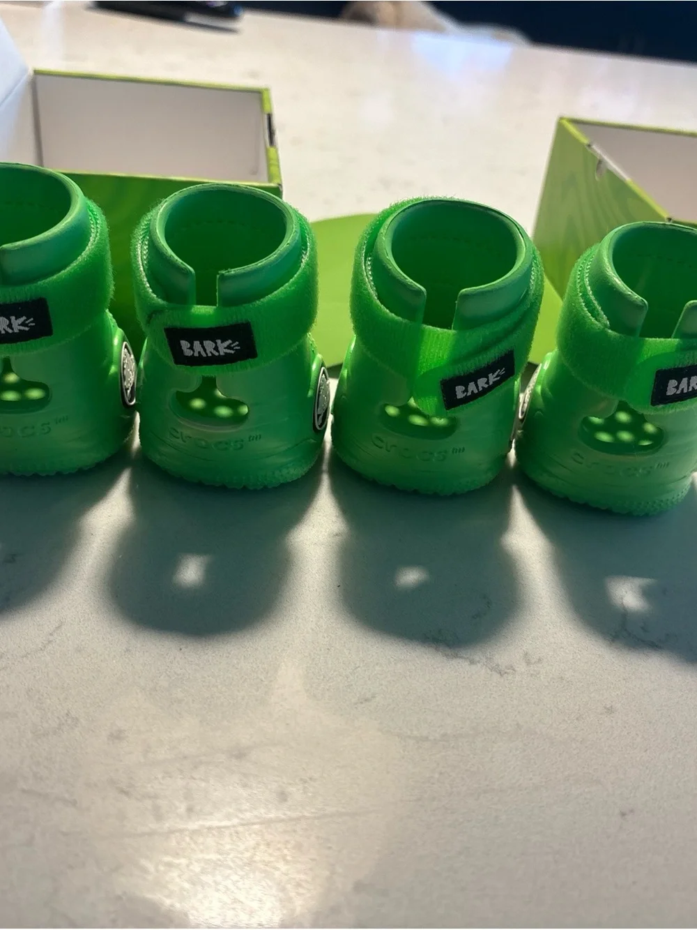 BARK CROCS Dog Limited Edition BARK Boots Green Slime MEDIUM Croctober 2024 New